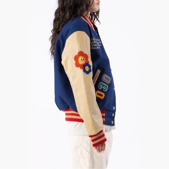 Stadium Goods Rello Varsity Jacket - Blue - small